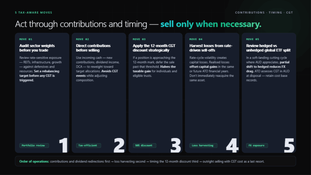 Portfolio moves: how to position across Fed easing versus tightening cycles — duration exposure, sector tilts and hedging considerations.